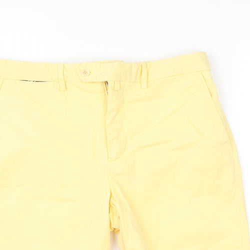 Hackett London Mens Yellow   Chino Shorts Size 30