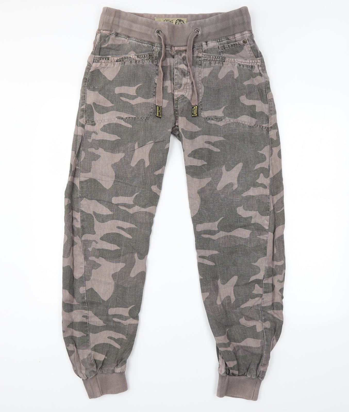 NEXT Mens Purple Camouflage  Cargo Trousers Size 30 L30 in