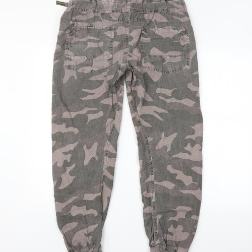 NEXT Mens Purple Camouflage  Cargo Trousers Size 30 L30 in