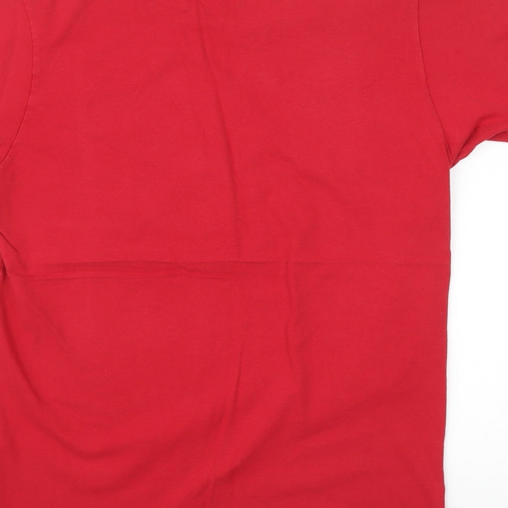 Franklin Marshall Mens Red    T-Shirt Size S