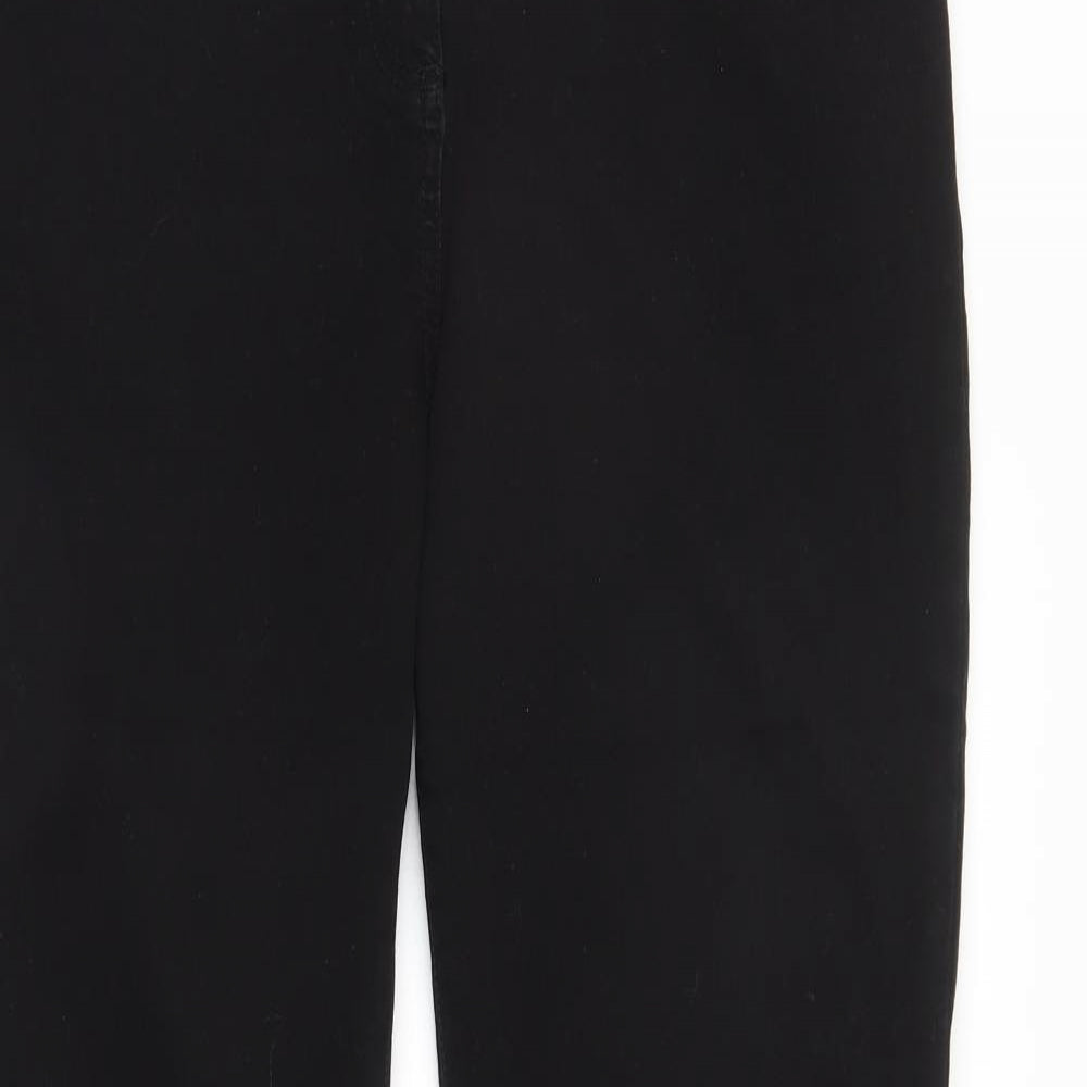 TU Womens Black   Straight Jeans Size 14 L32 in