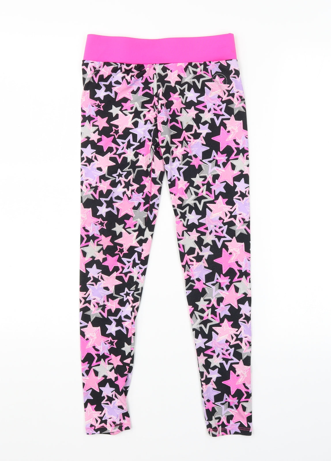 TU Girls Pink Geometric  Jogger Trousers Size 9 Years
