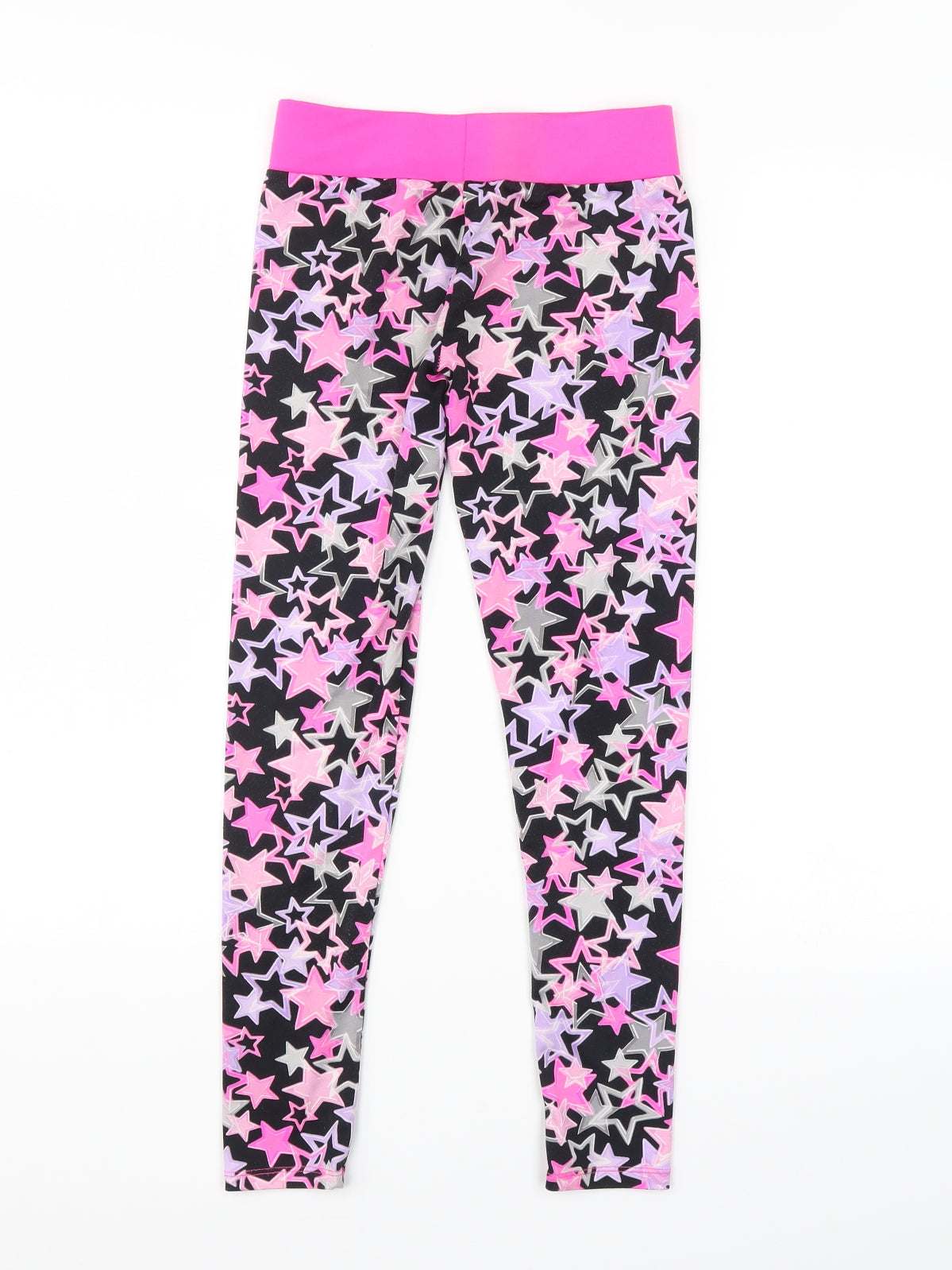 TU Girls Pink Geometric  Jogger Trousers Size 9 Years