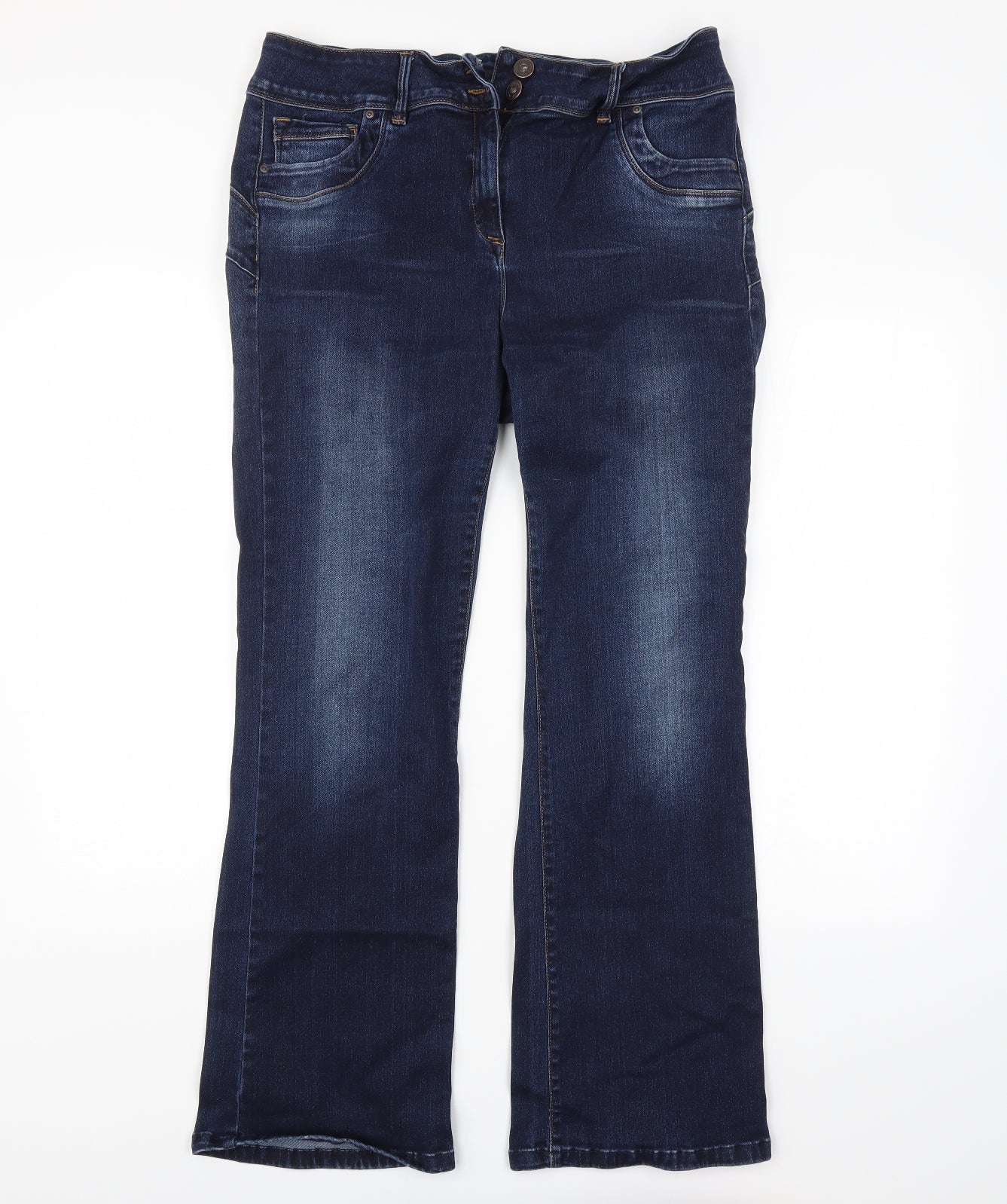 NEXT Womens Blue   Bootcut Jeans Size 18 L32 in