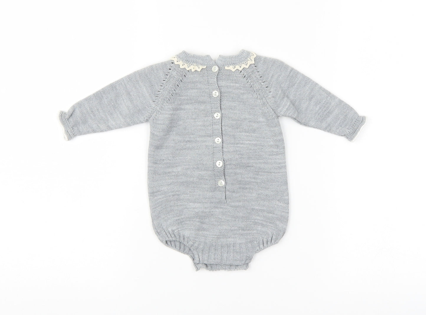 Preworn Baby Grey   Pullover Jumper Size 0-3 Months
