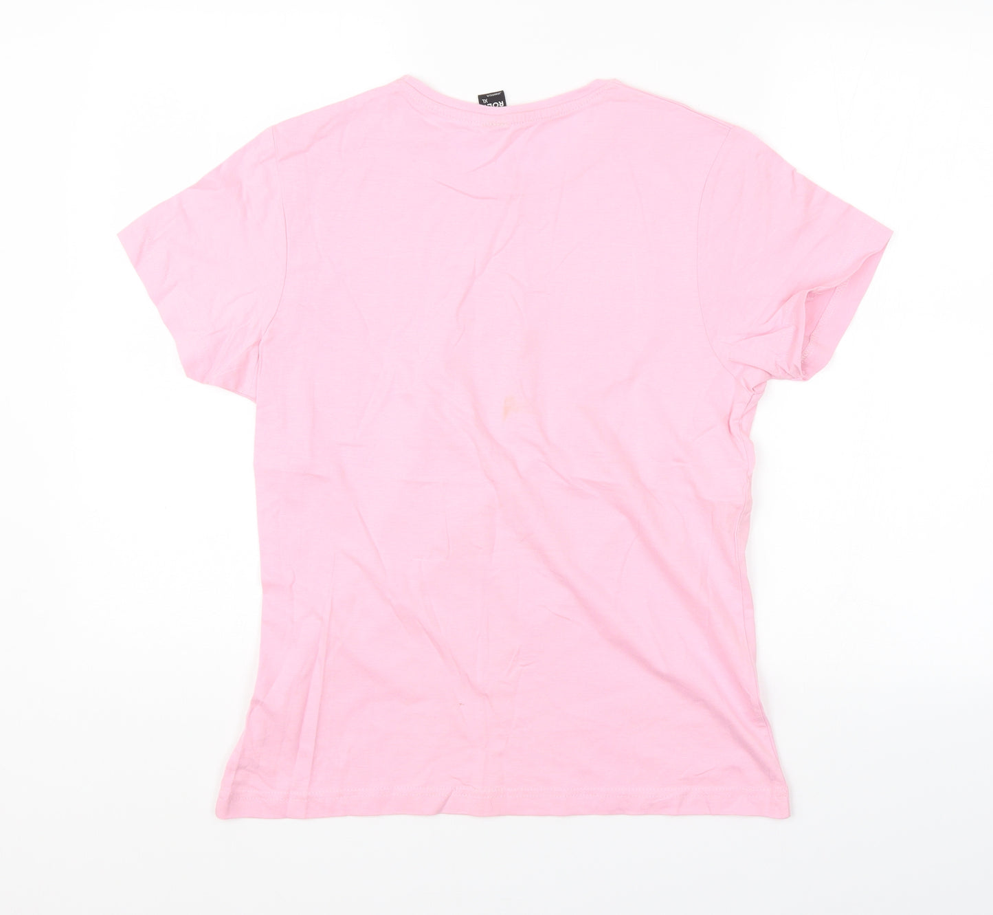 Roly Womens Pink   Basic T-Shirt Size XL  - Amsterdam