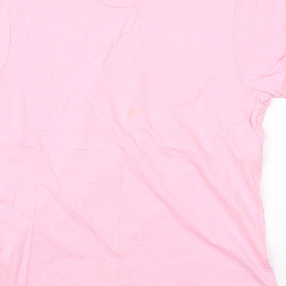 Roly Womens Pink   Basic T-Shirt Size XL  - Amsterdam