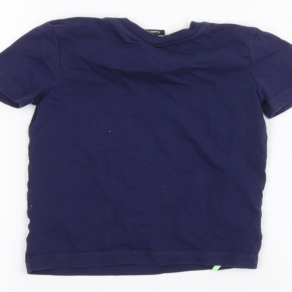 George Boys Blue   Basic T-Shirt Size 12-18 Months  - Toy Story