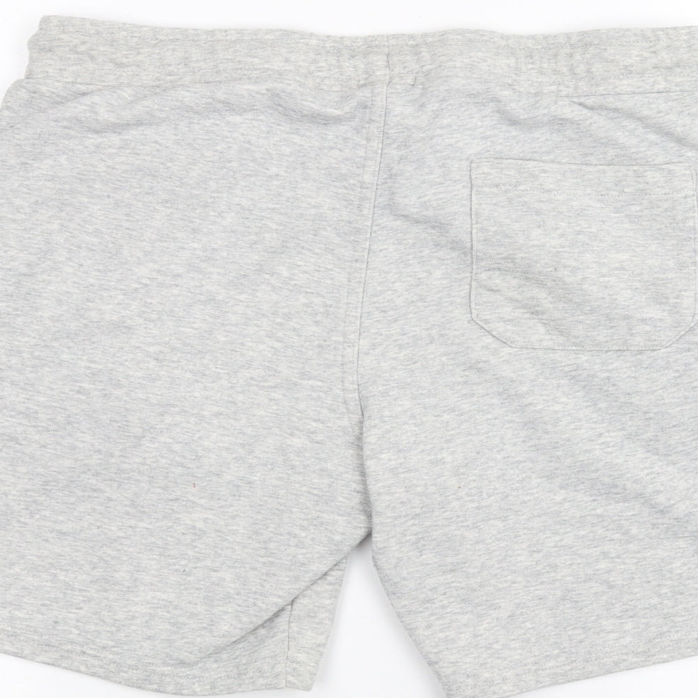 Jeff & co Mens Grey   Sweat Shorts Size M