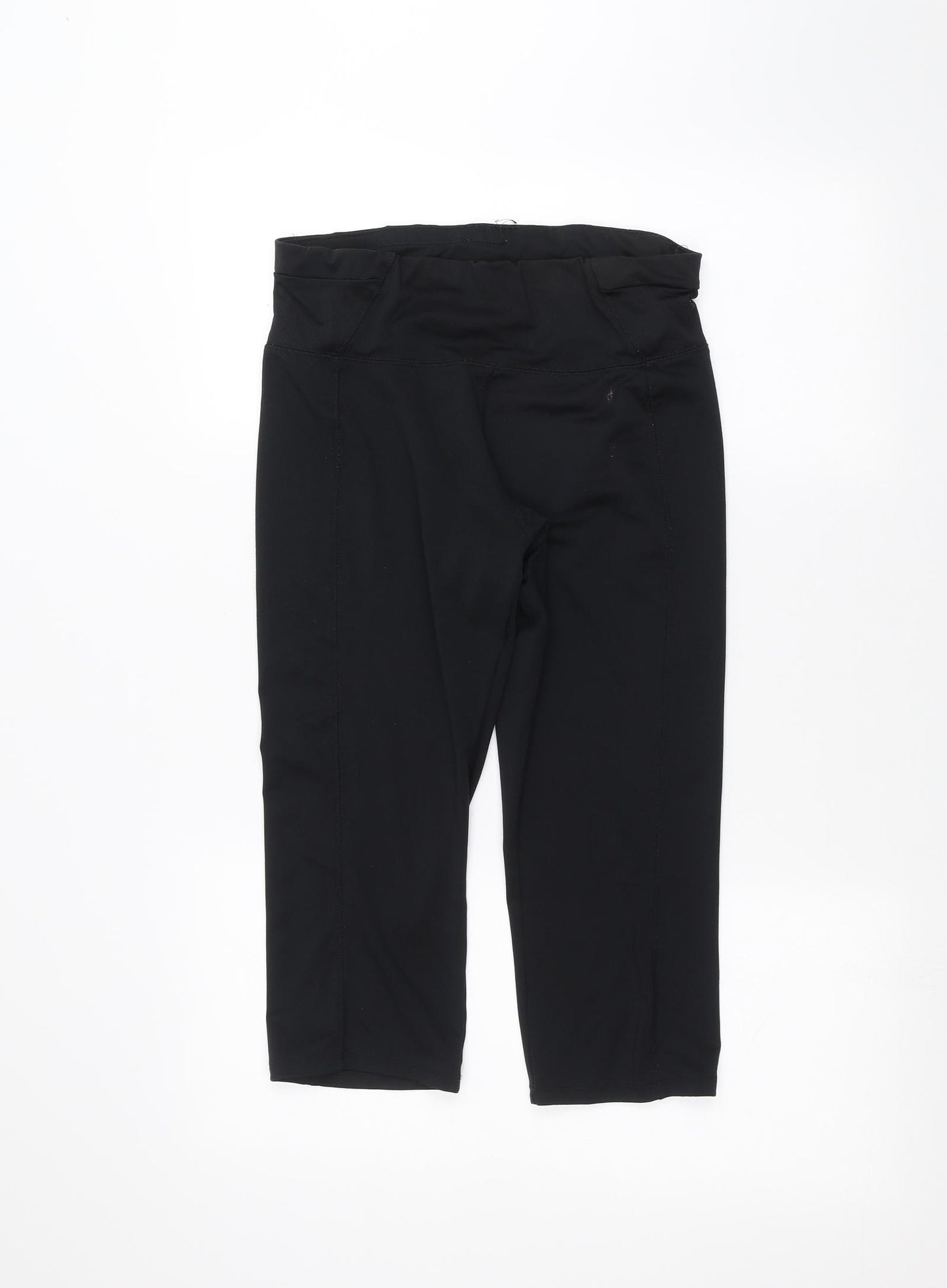 Marks and Spencer Womens Black   Biker Shorts Size 14