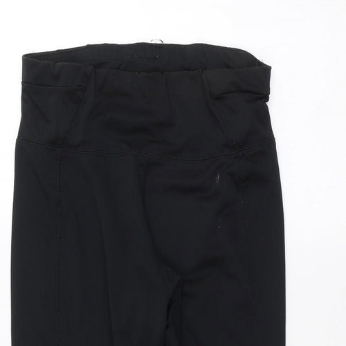 Marks and Spencer Womens Black   Biker Shorts Size 14