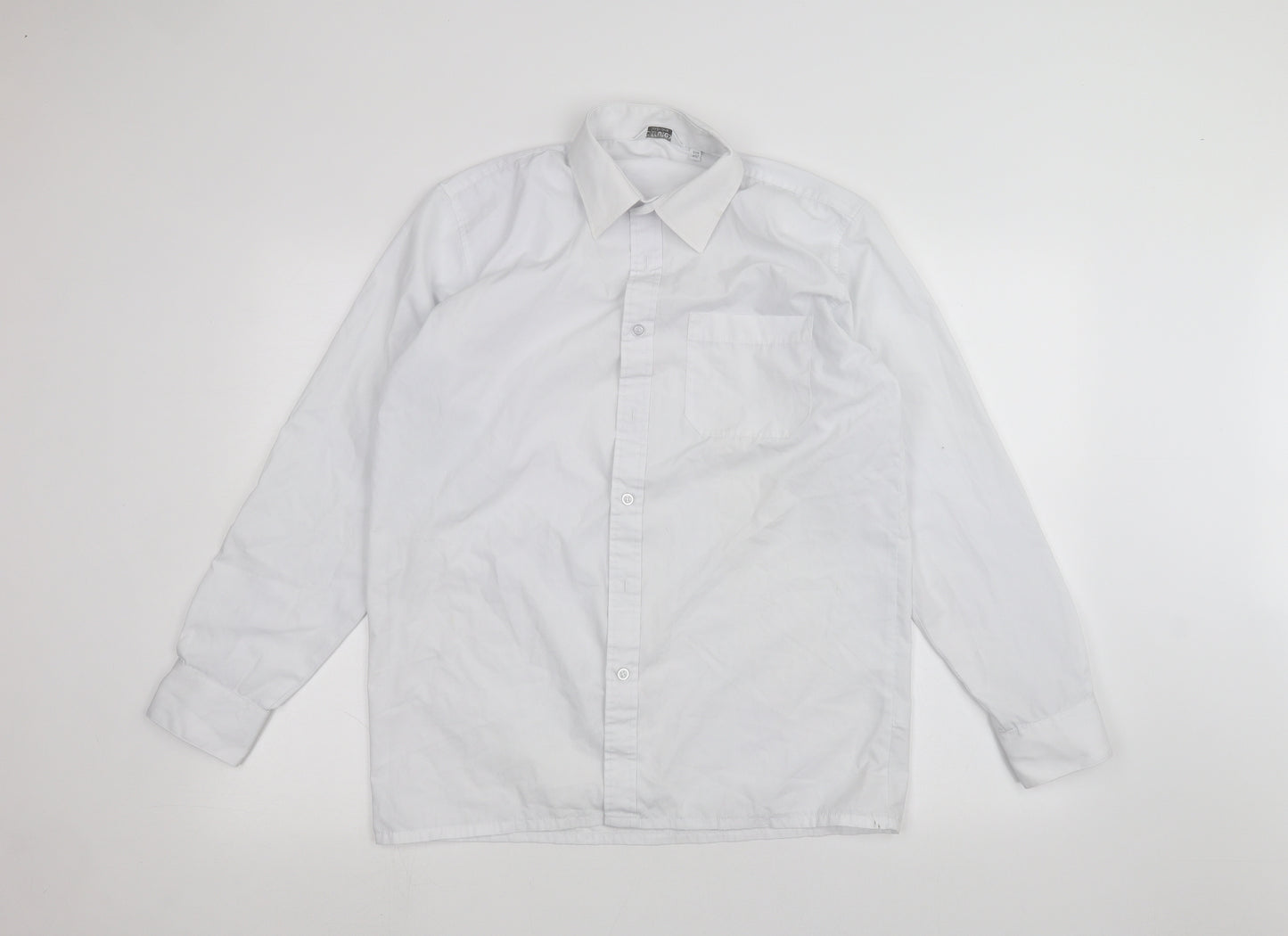 Truetex Mens White    Dress Shirt Size 14.5