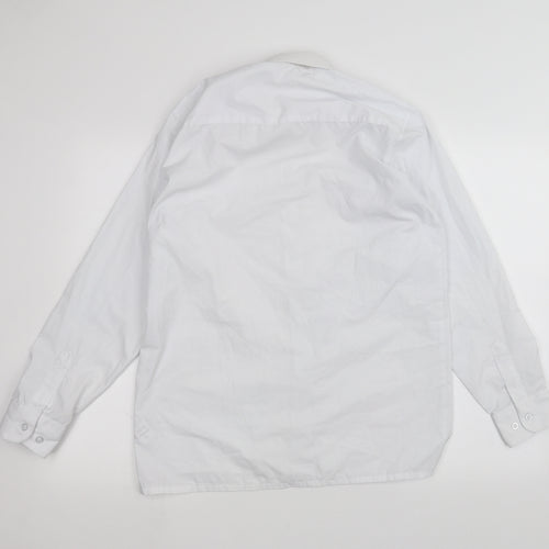 Truetex Mens White    Dress Shirt Size 14.5