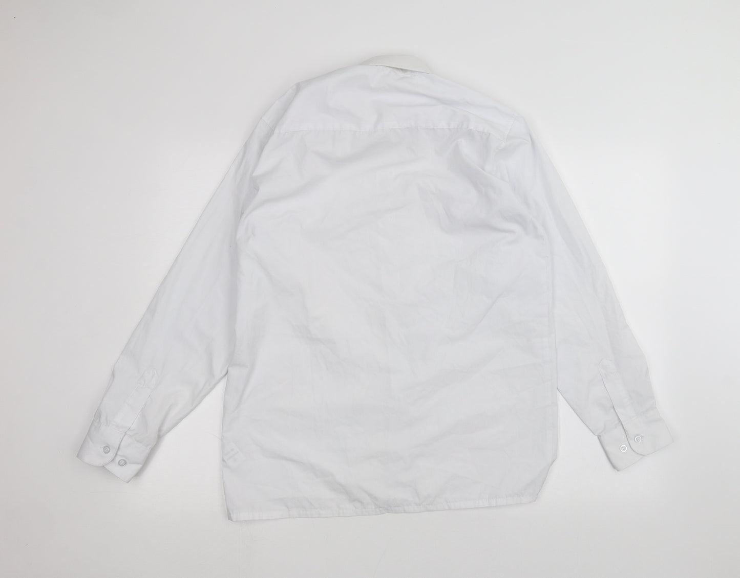 Truetex Mens White    Dress Shirt Size 14.5