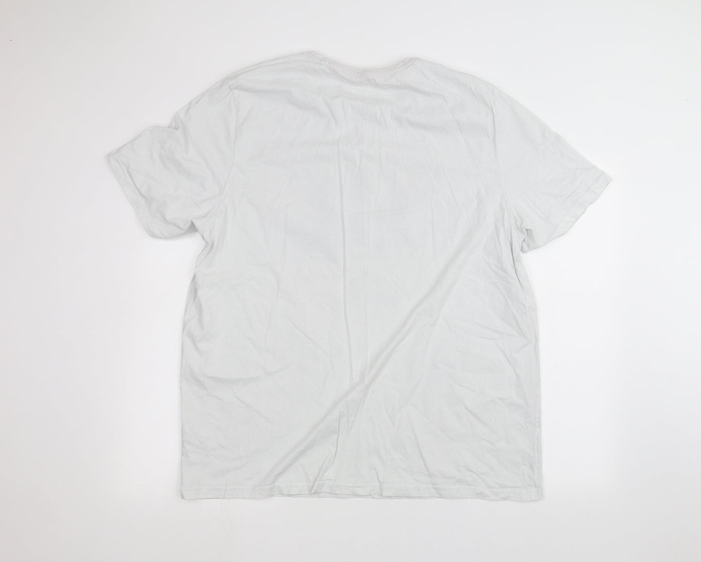 Easy Mens White    T-Shirt Size 3XL