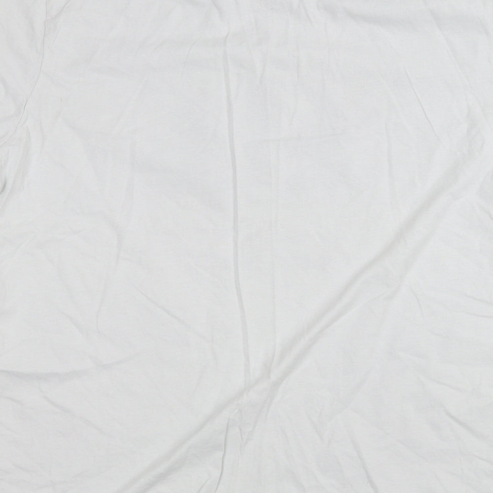 Easy Mens White    T-Shirt Size 3XL