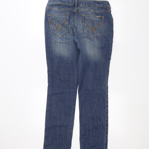 White Stuff Womens Blue   Skinny Jeans Size 12 L30 in