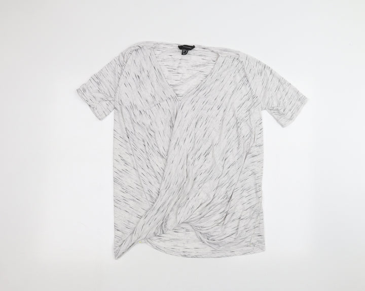 Atmosphere Womens White   Basic T-Shirt Size 14