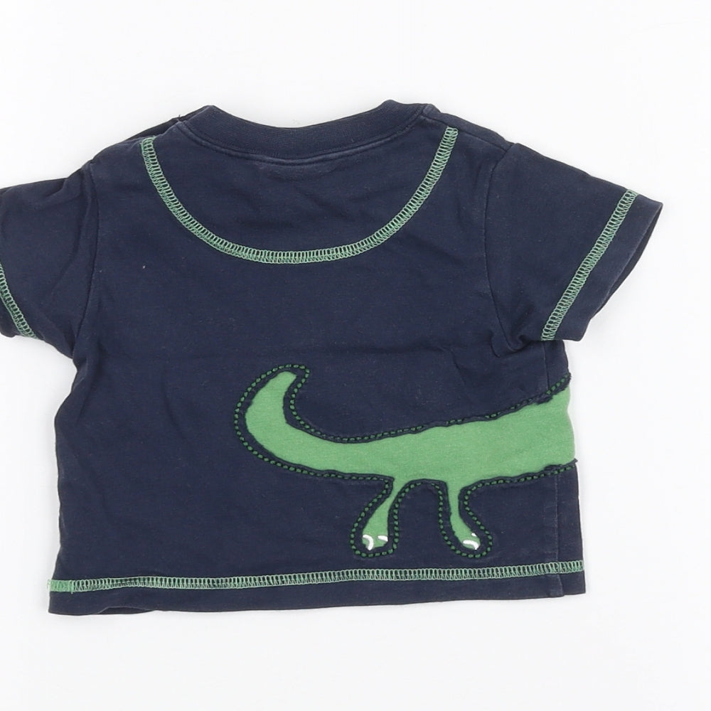 Babble Boom Baby Blue   Basic T-Shirt Size 0-3 Months