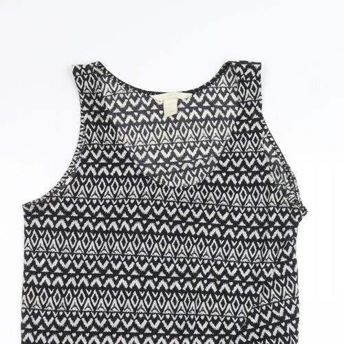 H&M Womens Black   Basic Tank Size M