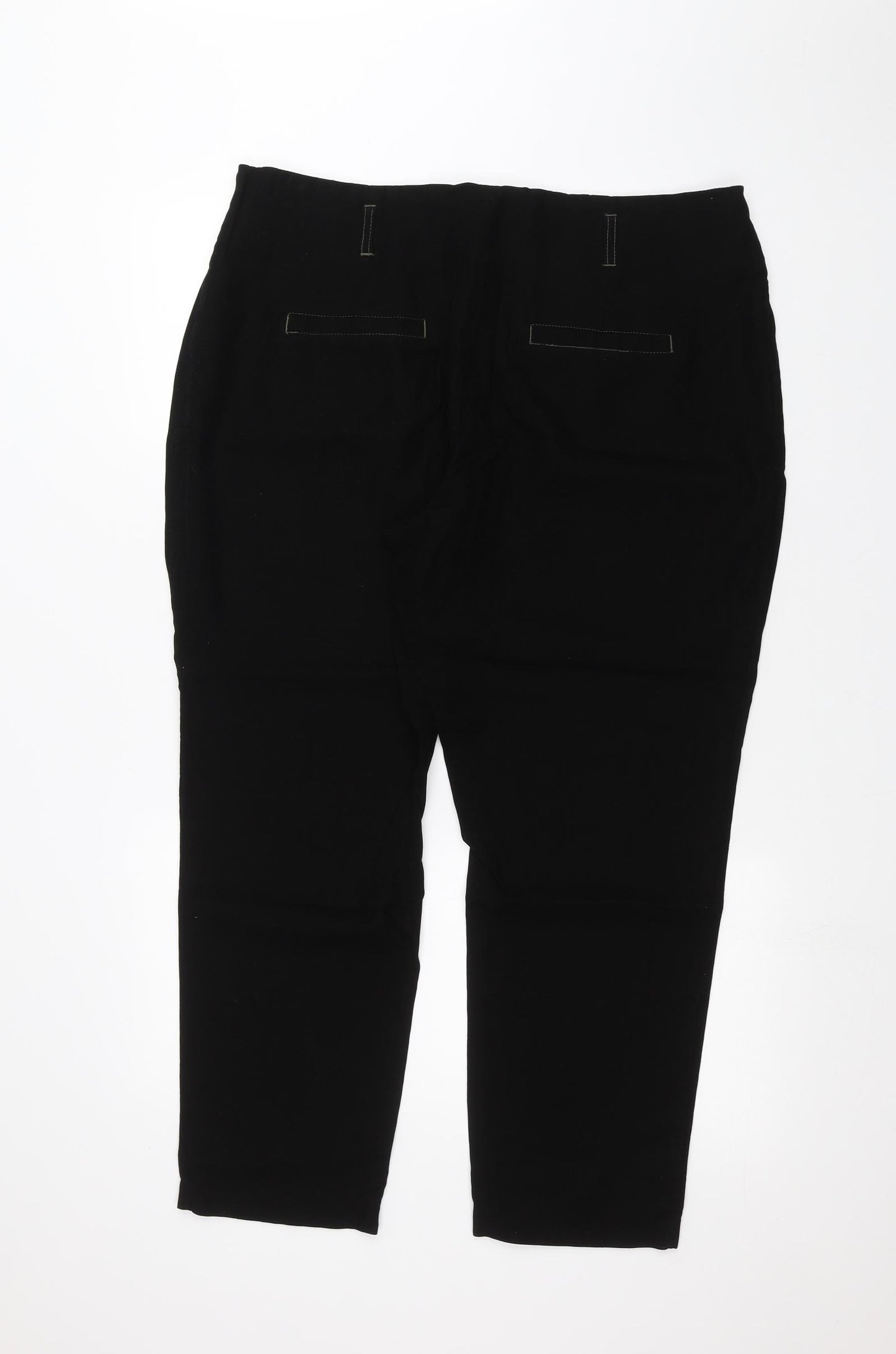 Wallis Womens Black   Trousers  Size 18 L26 in