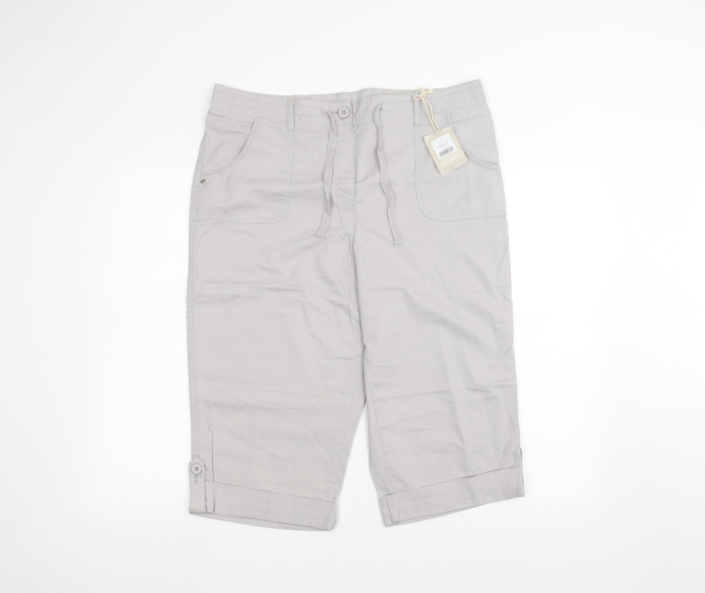 BHS Womens Grey   Bermuda Shorts Size 16