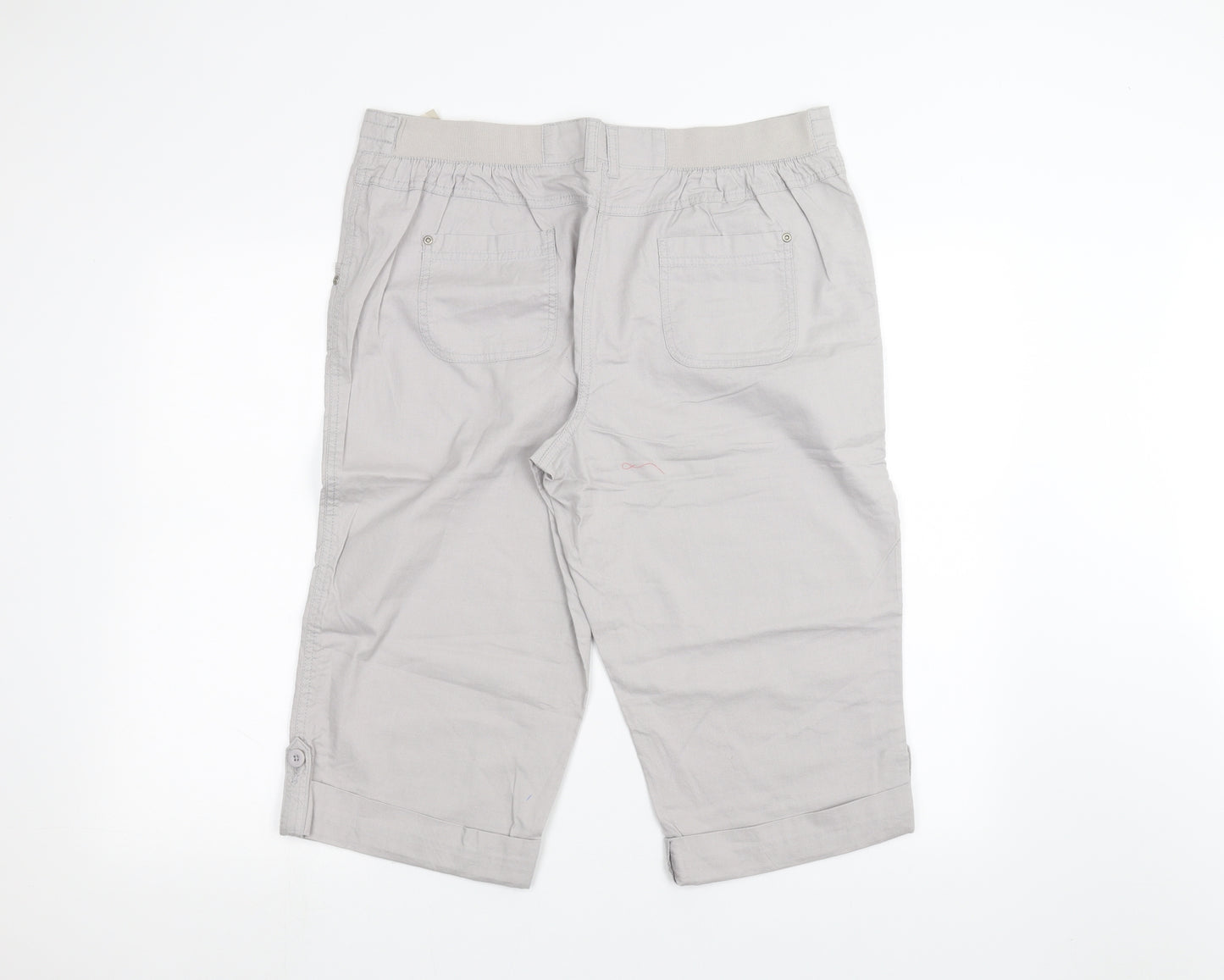 BHS Womens Grey   Bermuda Shorts Size 16