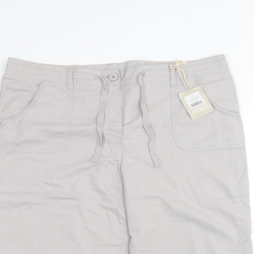 BHS Womens Grey   Bermuda Shorts Size 16