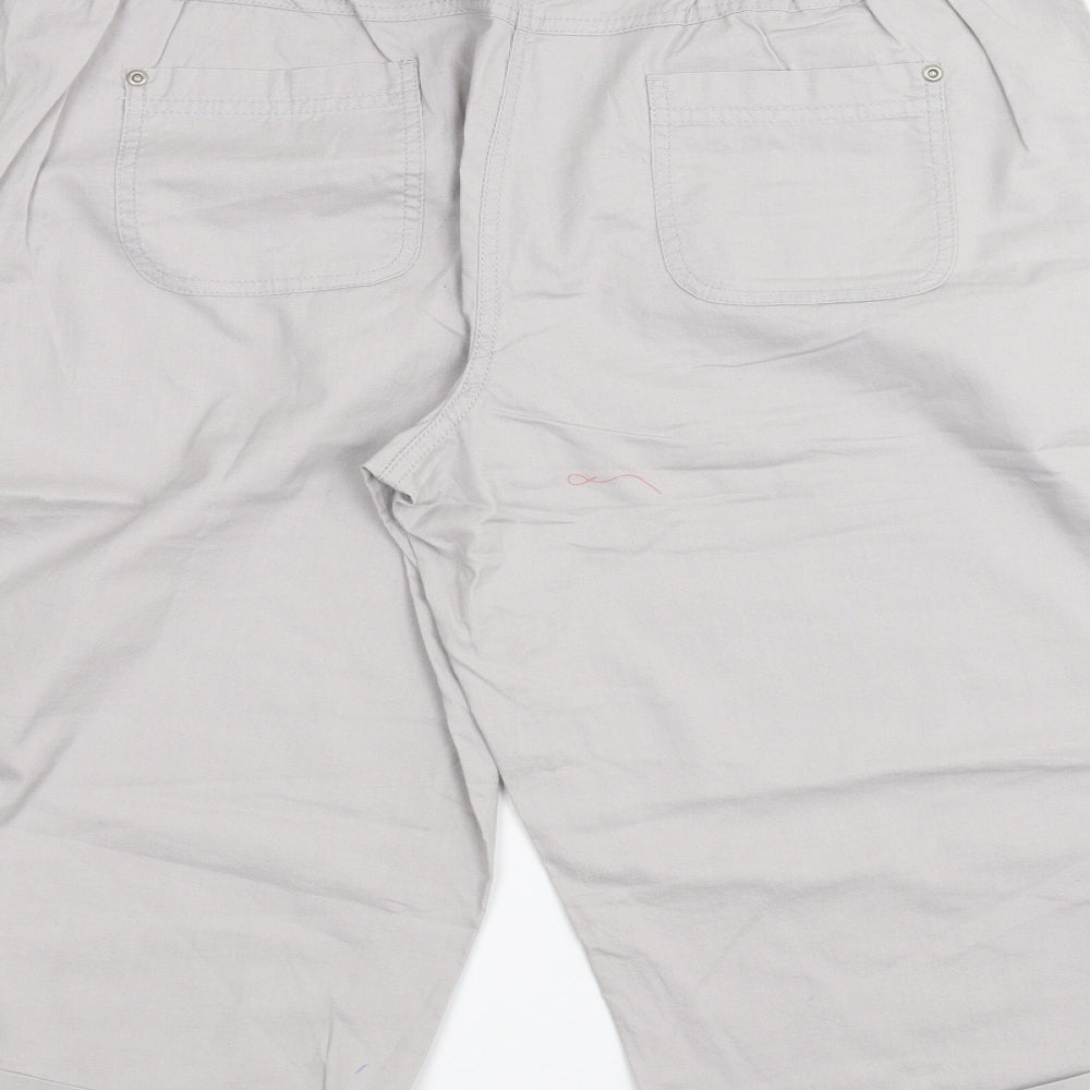 BHS Womens Grey   Bermuda Shorts Size 16