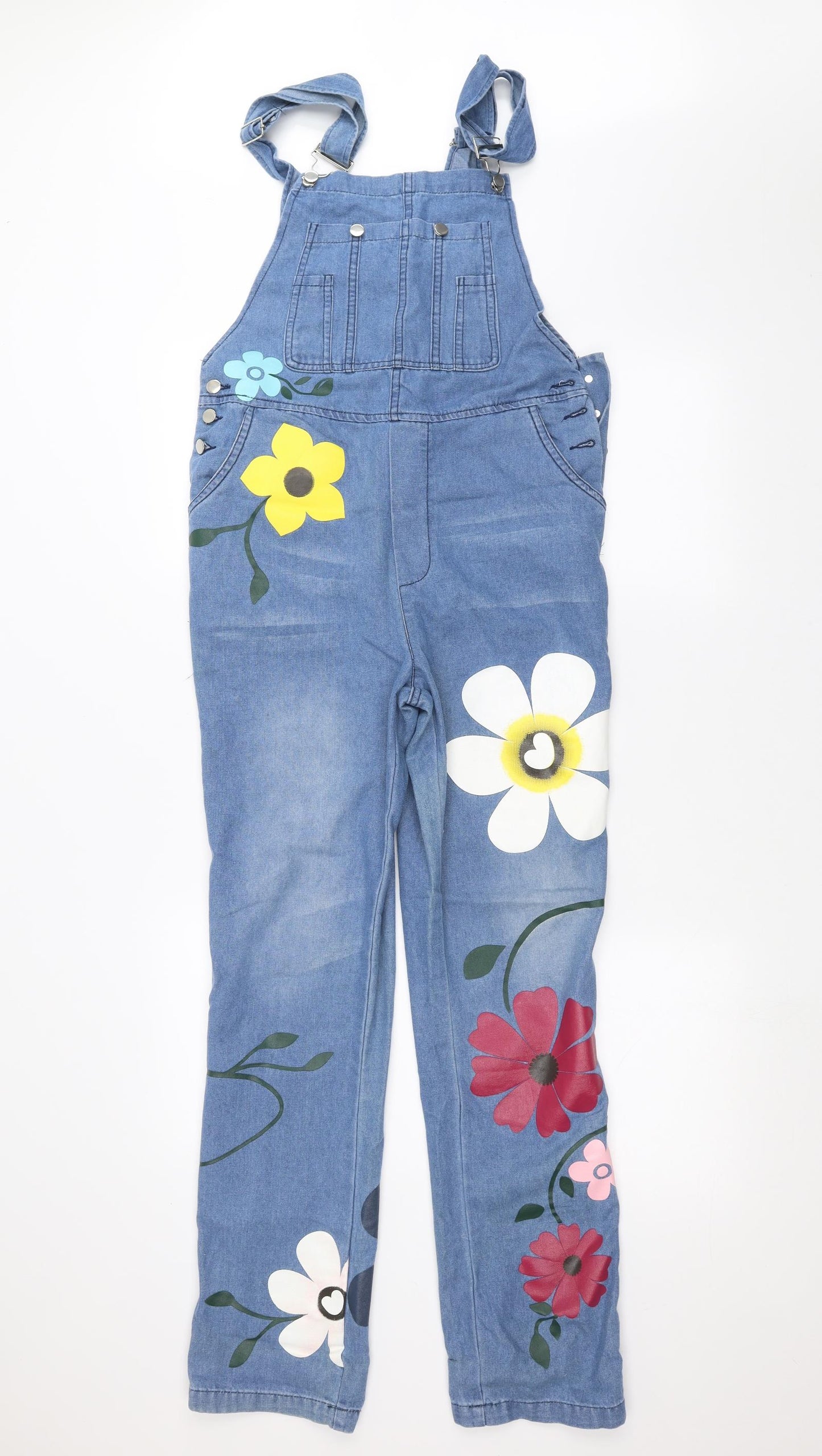 Preworn Womens Blue   Dungaree One-Piece Size L