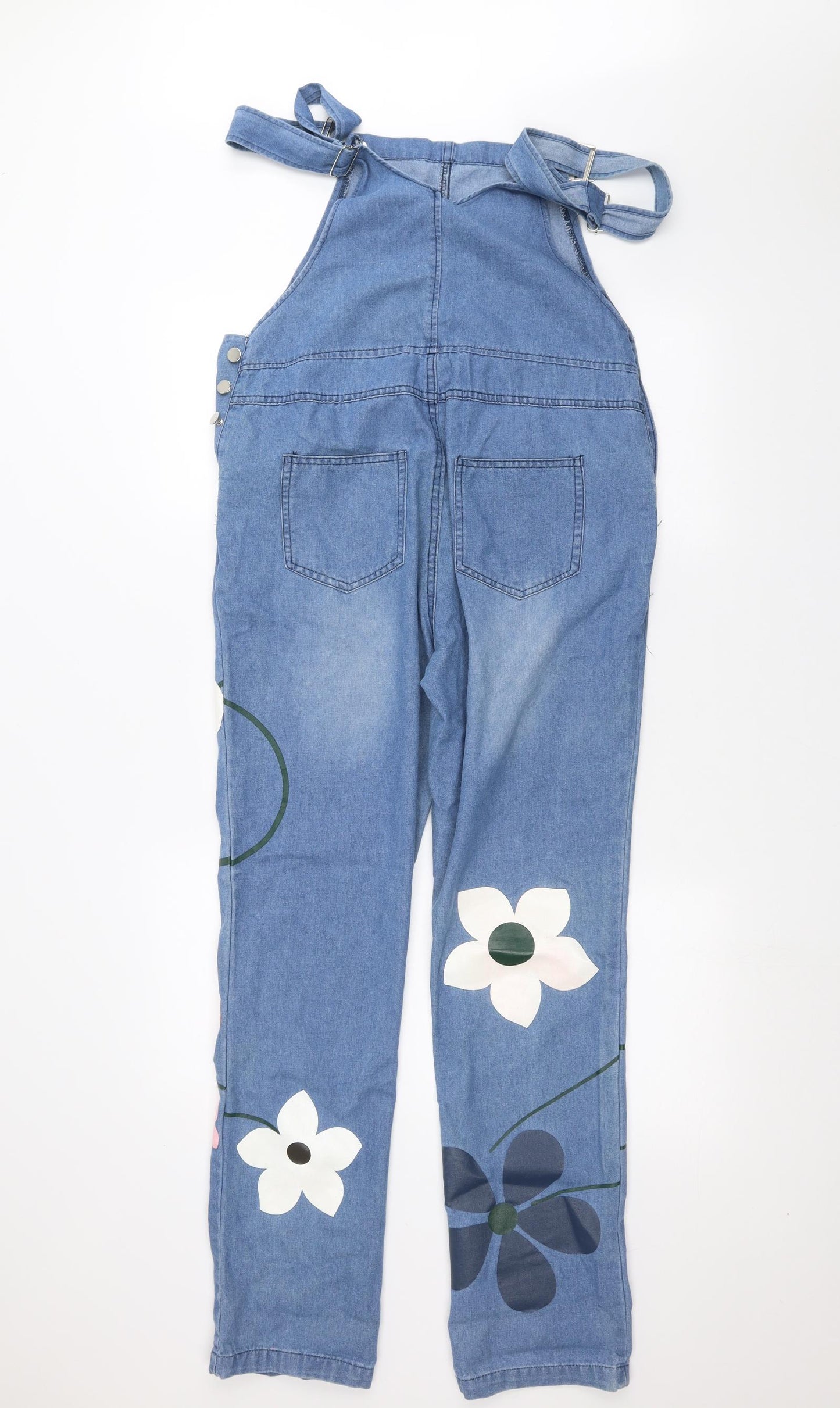 Preworn Womens Blue   Dungaree One-Piece Size L