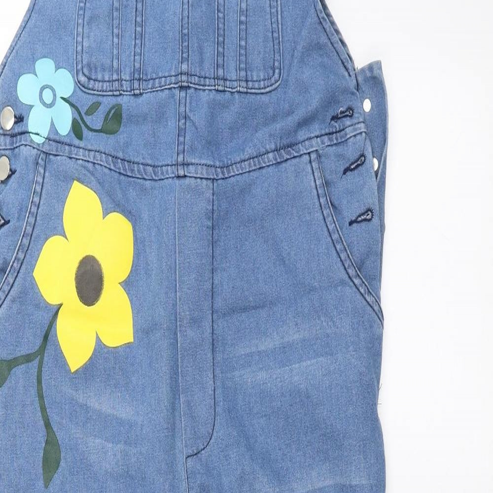 Preworn Womens Blue   Dungaree One-Piece Size L