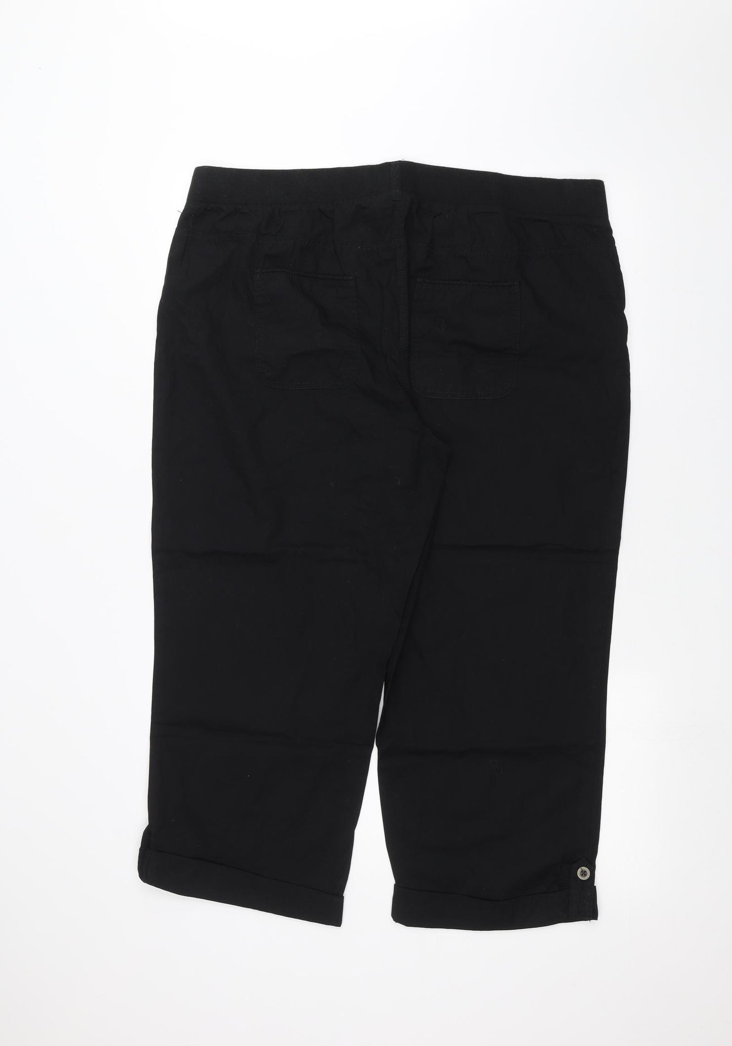George Womens Black   Trousers  Size 18 L21 in