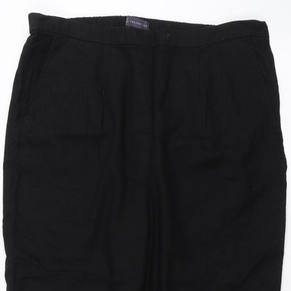 Marks and Spencer Womens Black   Bermuda Shorts Size 18