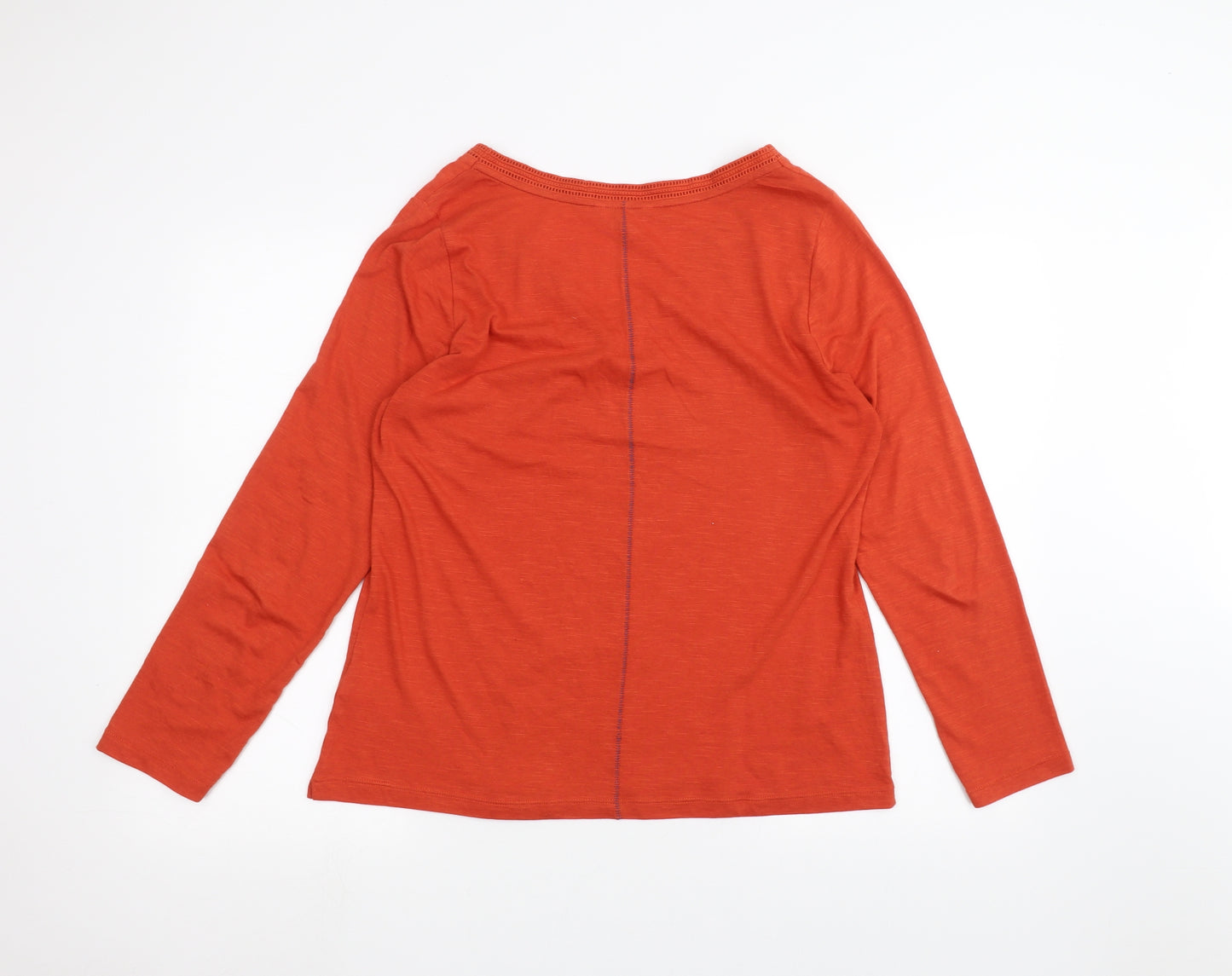 White Stuff Womens Orange   Basic T-Shirt Size 14