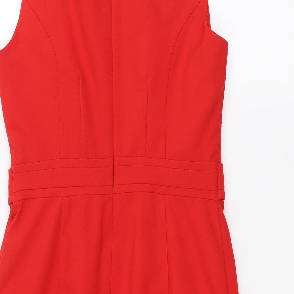 BHS Womens Red   Pencil Dress  Size 12