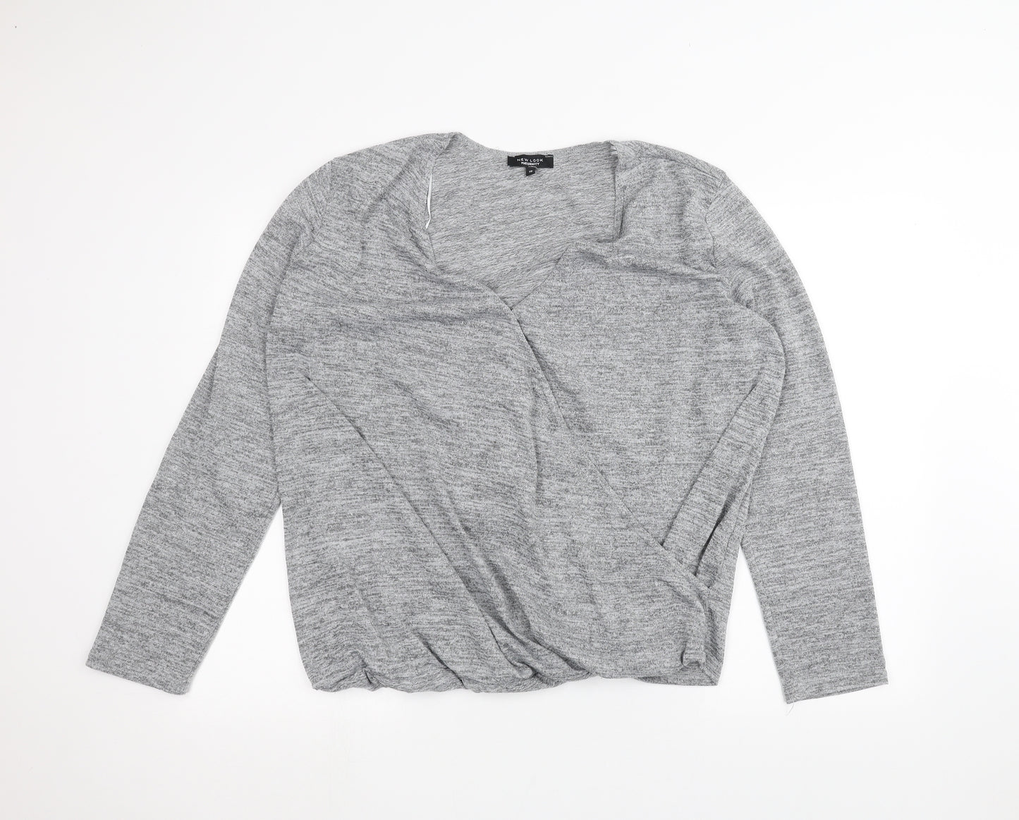New Look Womens Grey   Basic Blouse Size 12