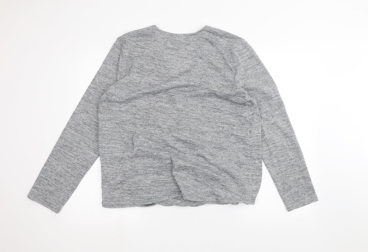 New Look Womens Grey   Basic Blouse Size 12
