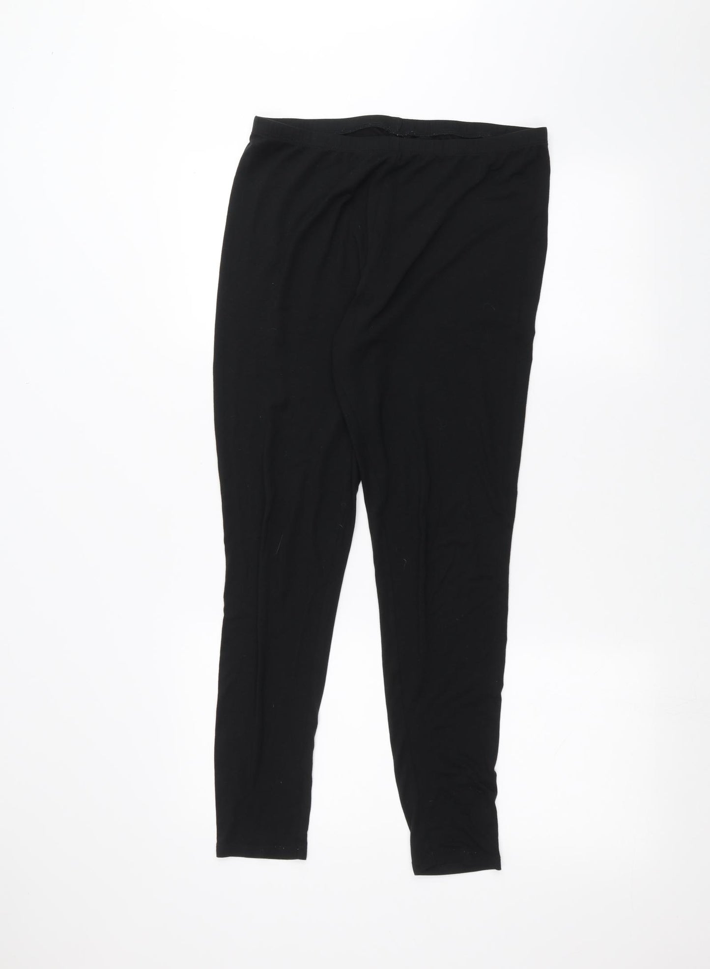 TU Womens Black   Jogger Leggings Size 12 L25 in