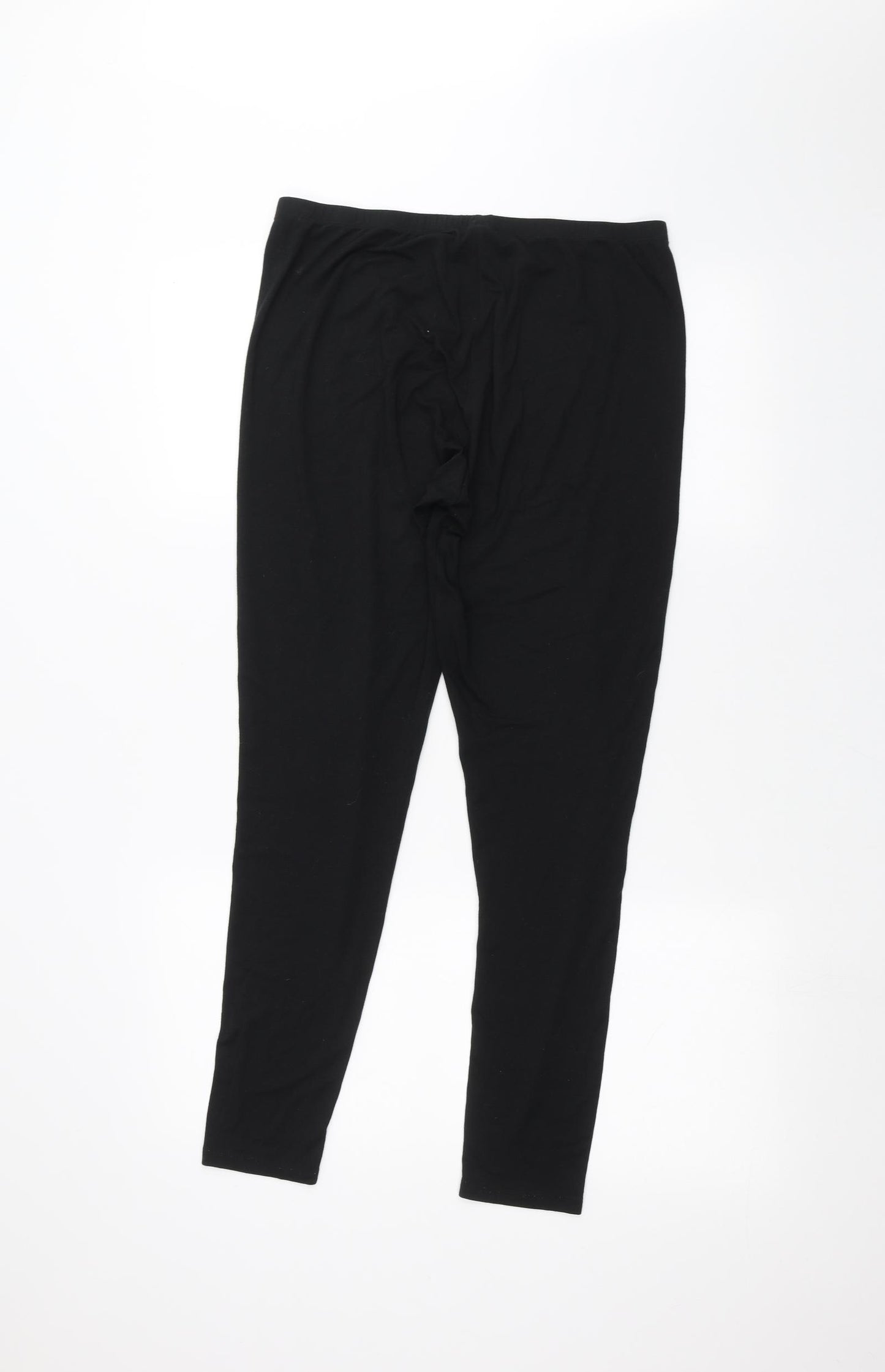 TU Womens Black   Jogger Leggings Size 12 L25 in