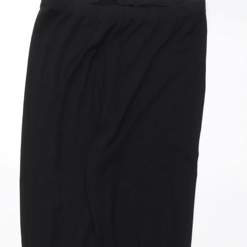 TU Womens Black   Jogger Leggings Size 12 L25 in