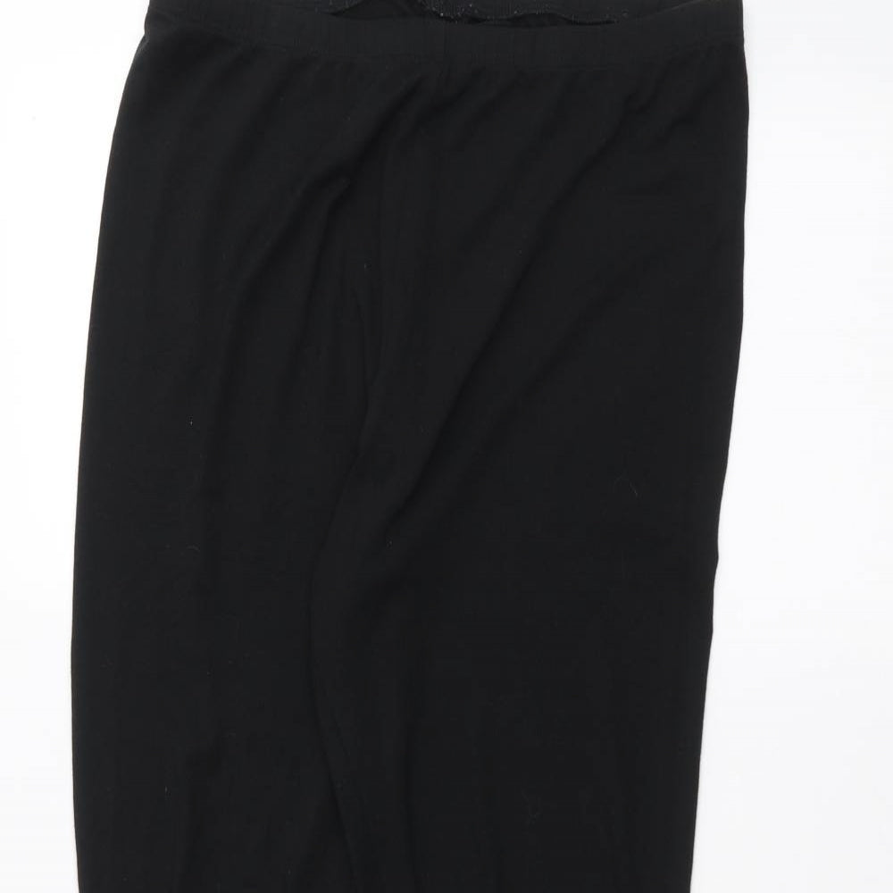 TU Womens Black   Jogger Leggings Size 12 L25 in