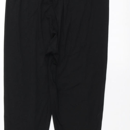 TU Womens Black   Jogger Leggings Size 12 L25 in