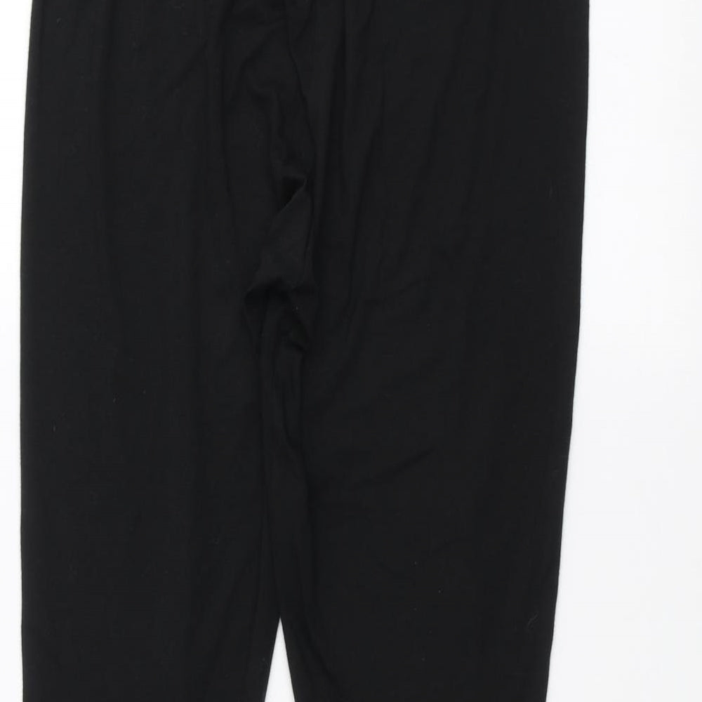 TU Womens Black   Jogger Leggings Size 12 L25 in
