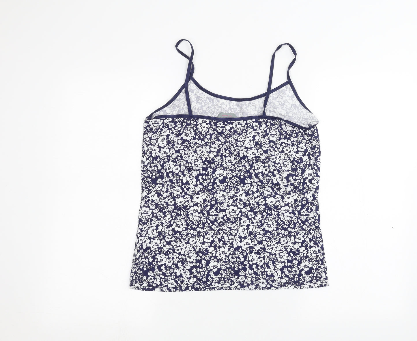 Dorothy Perkins Womens Blue Floral  Basic Blouse Size 12