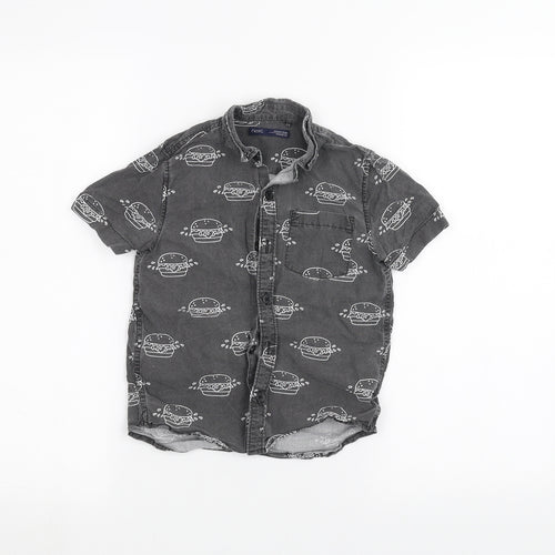 NEXT Boys Black   Basic Button-Up Size 6 Years