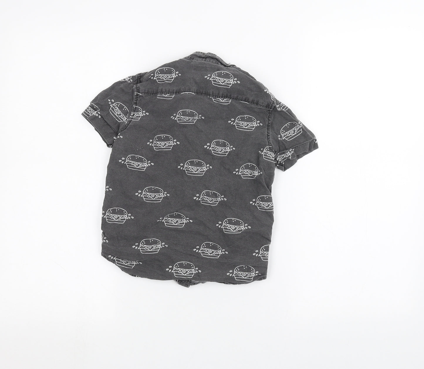 NEXT Boys Black   Basic Button-Up Size 6 Years