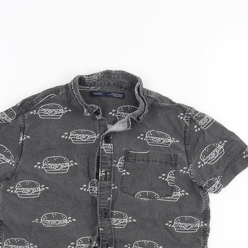 NEXT Boys Black   Basic Button-Up Size 6 Years