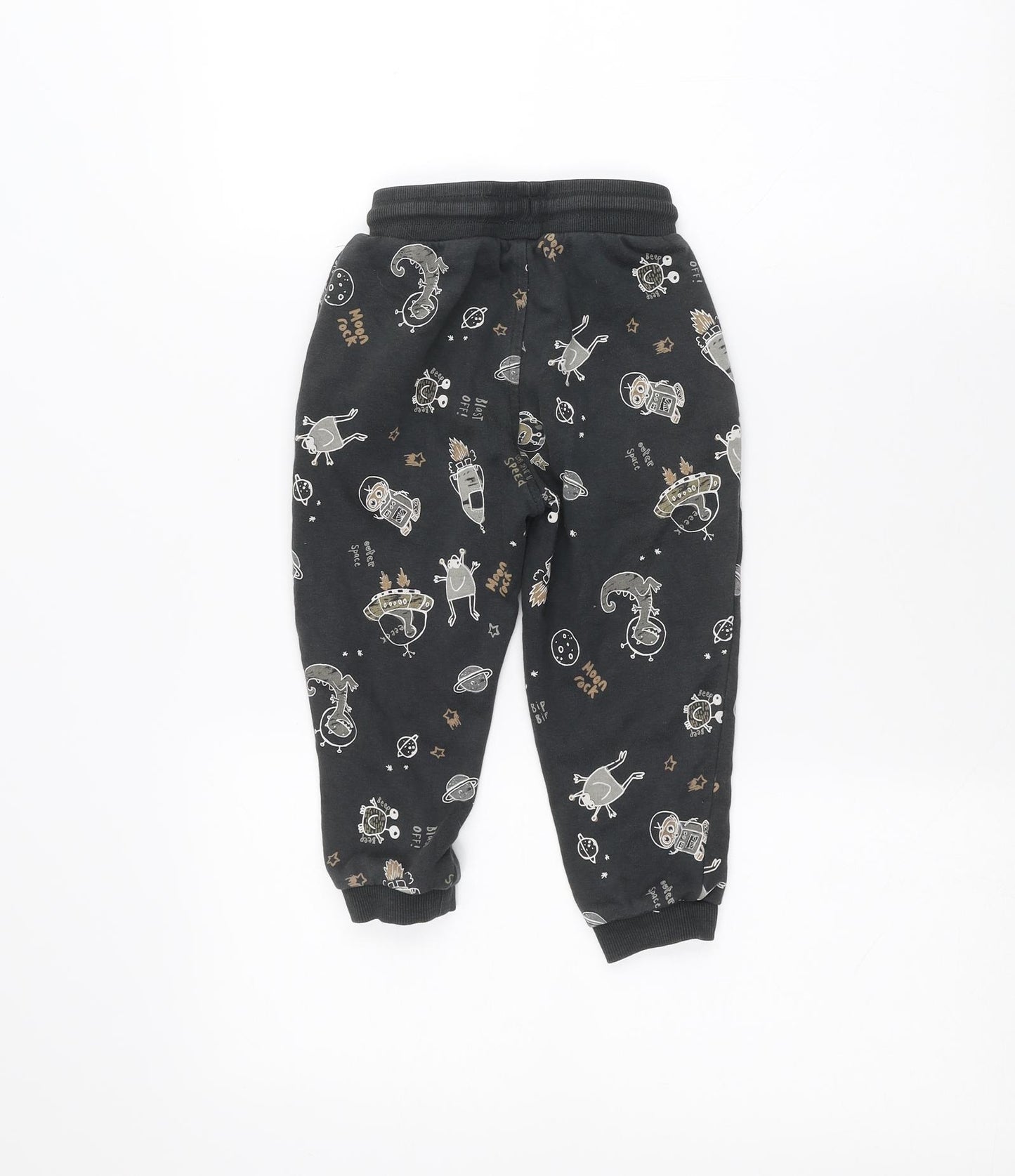 George Boys Black   Sweatpants Trousers Size 2-3 Years