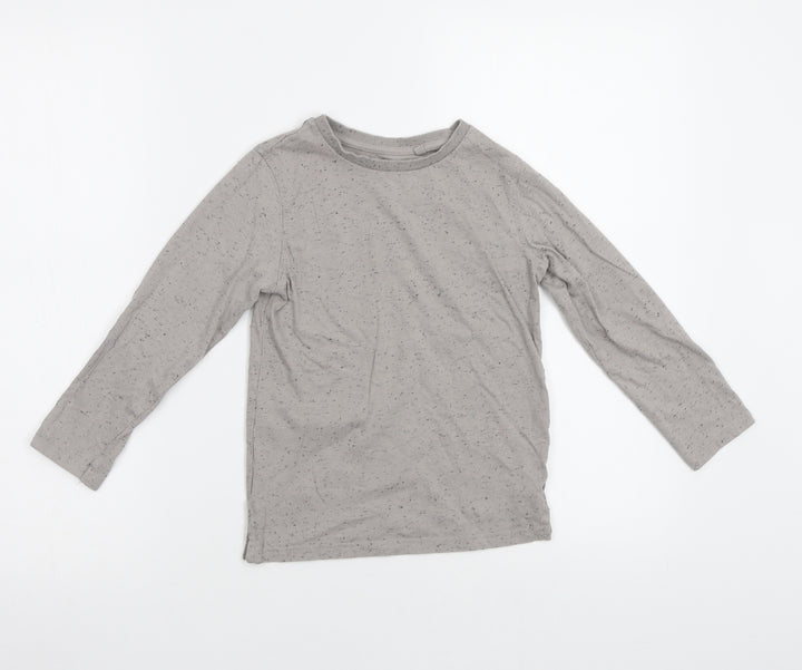 NEXT Girls Beige Basic T-Shirt Size 6 Years